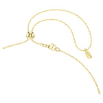 Gema pendant Mixed cuts, Dangling crystals, Multicolored, Gold-tone plated